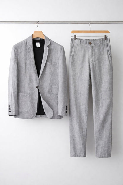 Leon | Men's Relaxed-Fit Linen Suit