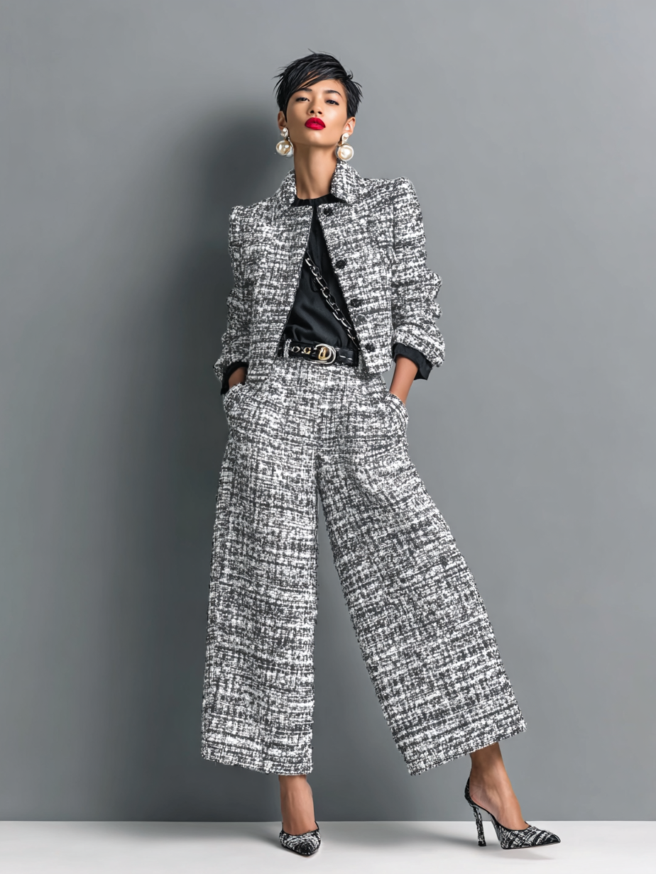 Akira | Chic Wide Leg Two Piece Set