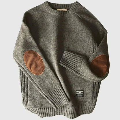 Floyd | Men's Crew Neck Elbow Patch Sweater