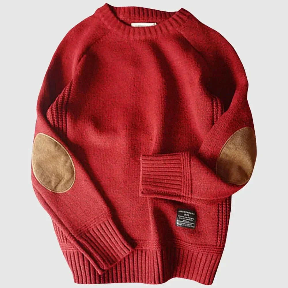 Floyd | Men's Crew Neck Elbow Patch Sweater