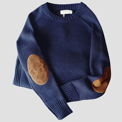 Floyd | Men's Crew Neck Elbow Patch Sweater