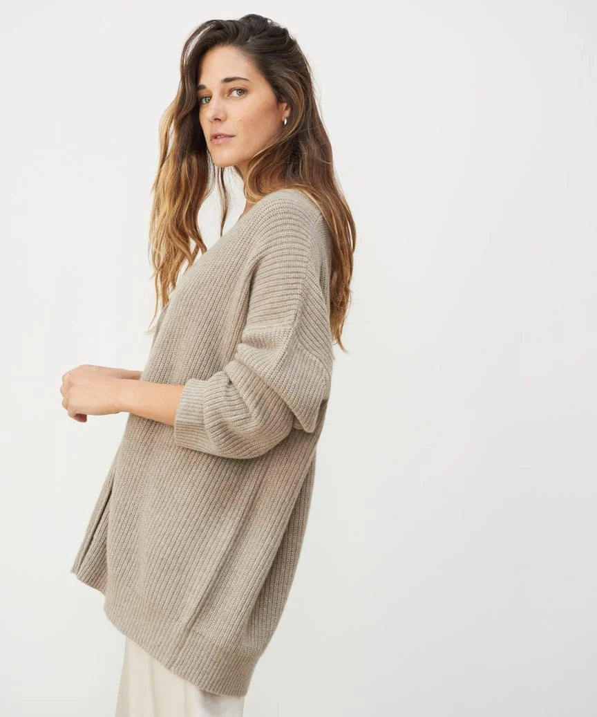 Olivia | Women's V-Neck Cashmere Cardigan
