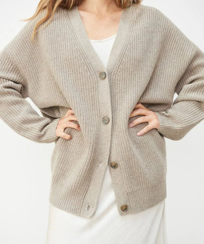 Olivia | Women's V-Neck Cashmere Cardigan