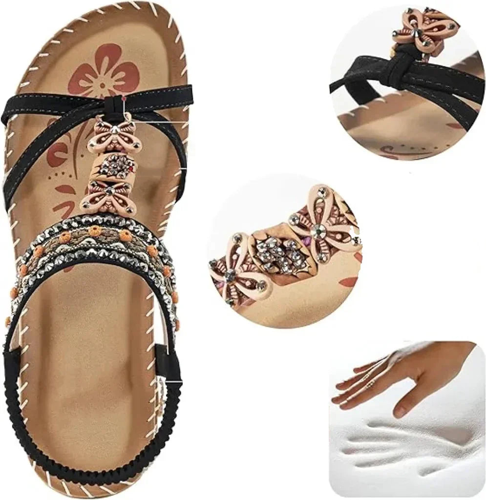 Colella | Floral Orthopedic Sandals