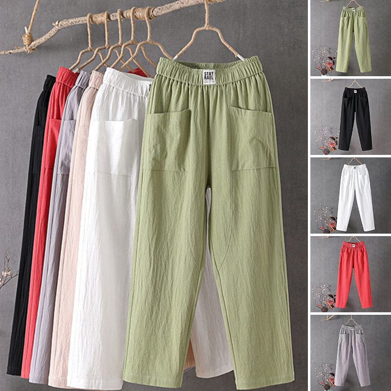 Esme | Women's Relaxed Cotton Linen Pants