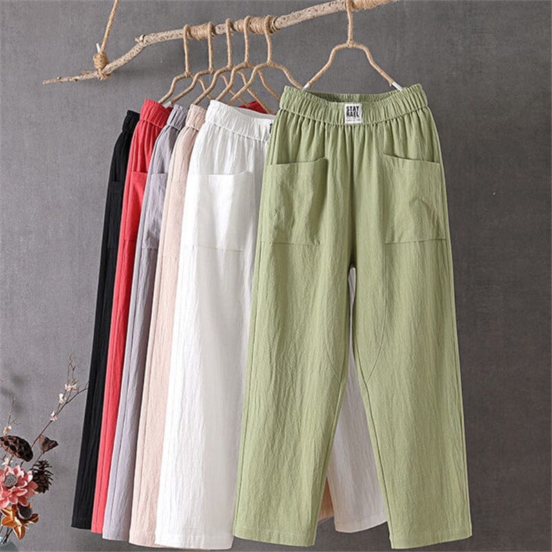 Esme | Women's Relaxed Cotton Linen Pants