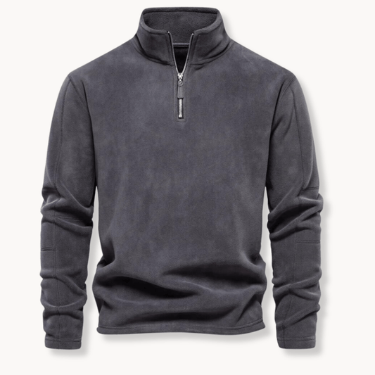 Mathew | Men's Half-Zip Long Sleeve Pullover Sweater