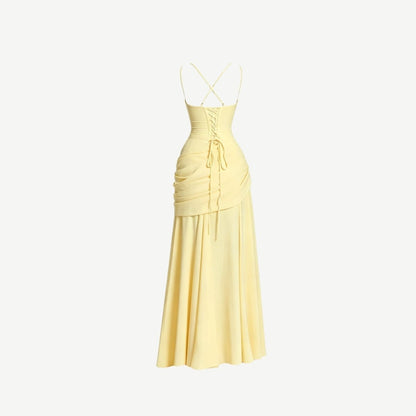 Geneva | Women's Ruched Corset Evening Gown