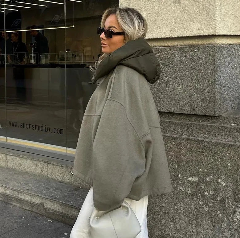 Zelda | Hooded Longline Oversized Relaxed Coat