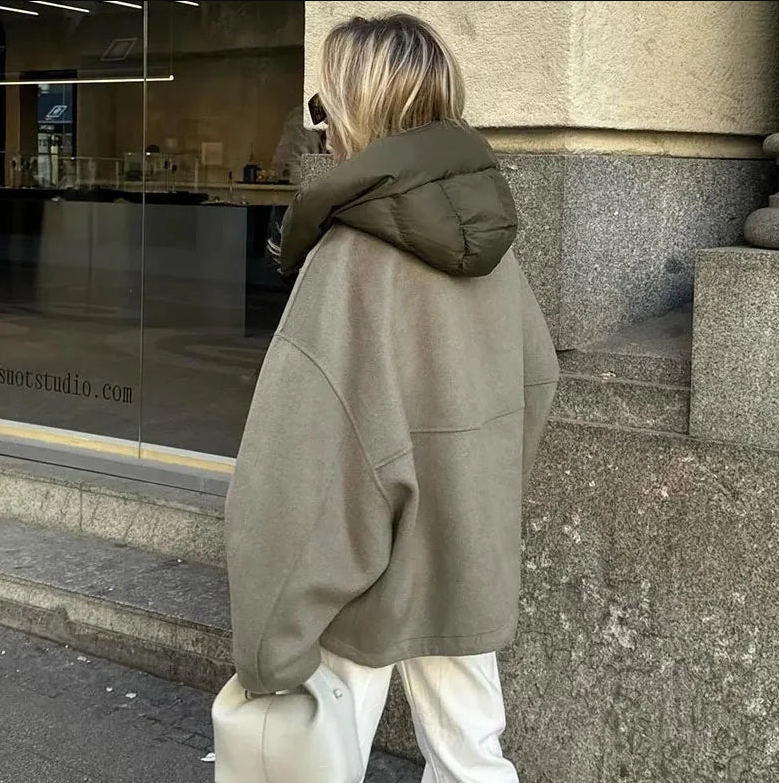 Zelda | Hooded Longline Oversized Relaxed Coat