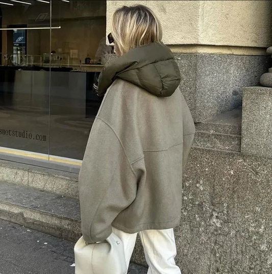 Zelda | Hooded Longline Oversized Relaxed Coat