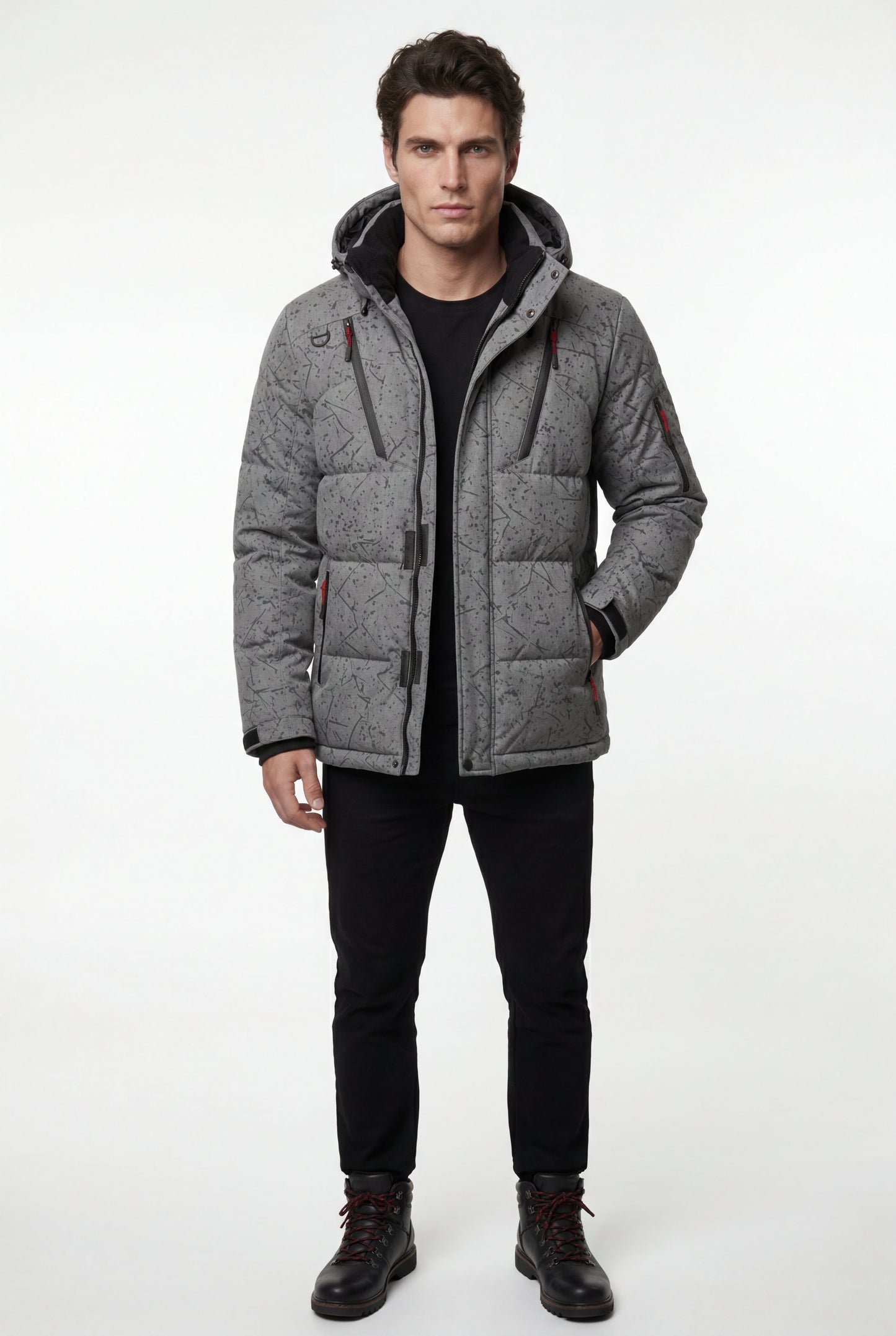 Cruz | Men's Urban Parka Jacket, Insulated Winter Coat
