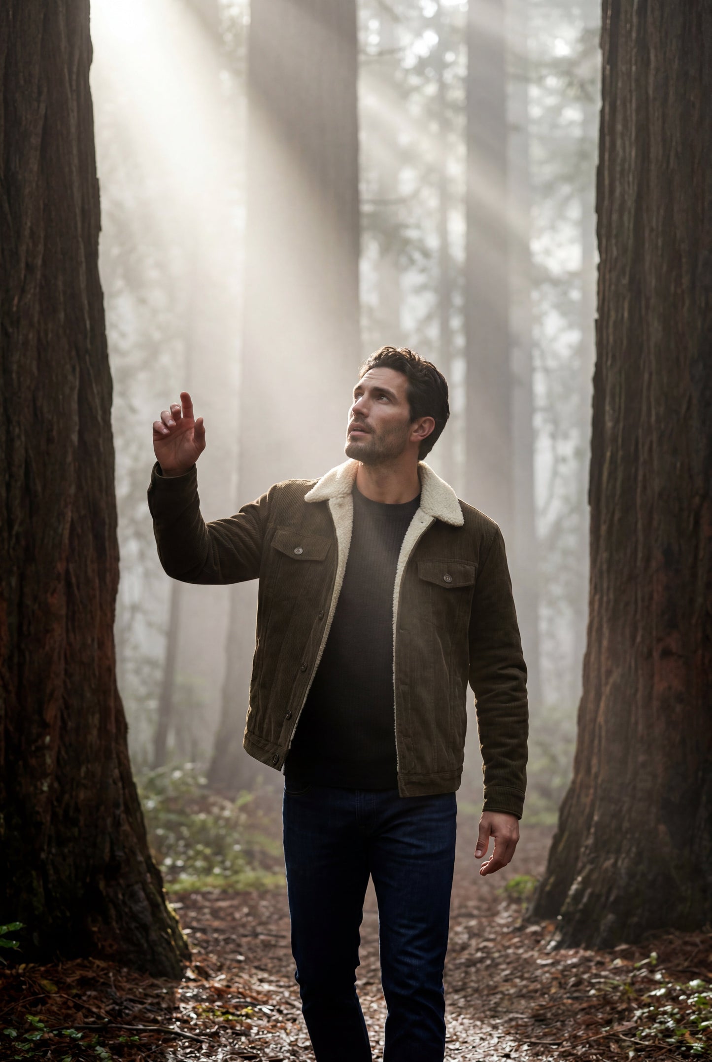 Cole | Men's Sherpa Collar Trucker Jacket