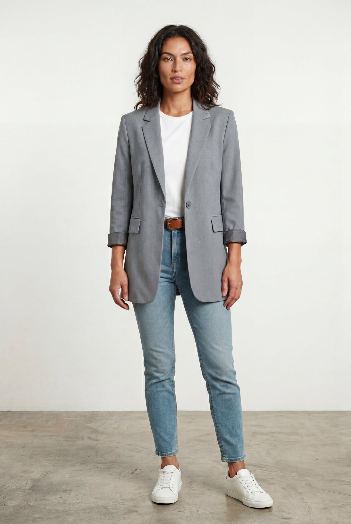 Blaire | Women's Relaxed Longline Blazer, Smart Casual
