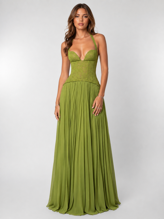 Paloma | Women's Corset Bodice Maxi Dress