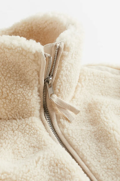 Maureen | Women's Sherpa Zip-Up Coat