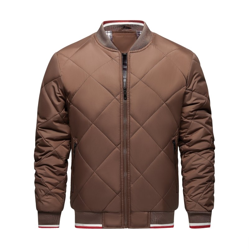 Paul | Men's Diamond Quilted Bomber Jacket