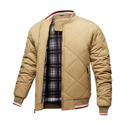 Paul | Men's Diamond Quilted Bomber Jacket