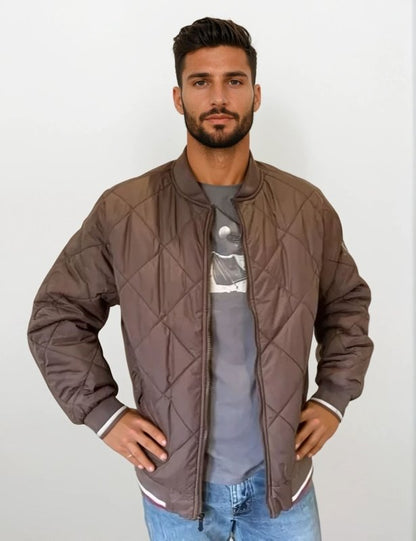 Paul | Men's Diamond Quilted Bomber Jacket