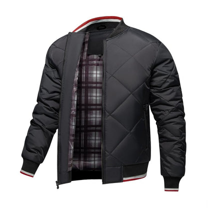 Paul | Men's Diamond Quilted Bomber Jacket