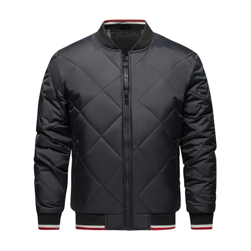 Paul | Men's Diamond Quilted Bomber Jacket