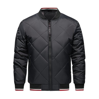 Paul | Men's Diamond Quilted Bomber Jacket