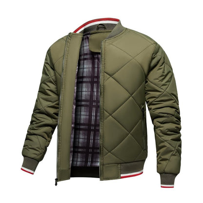Paul | Men's Diamond Quilted Bomber Jacket