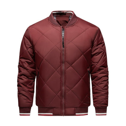 Paul | Men's Diamond Quilted Bomber Jacket