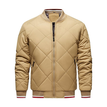 Paul | Men's Diamond Quilted Bomber Jacket
