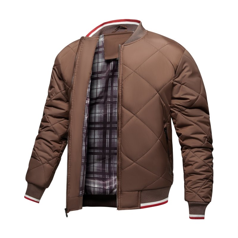 Paul | Men's Diamond Quilted Bomber Jacket
