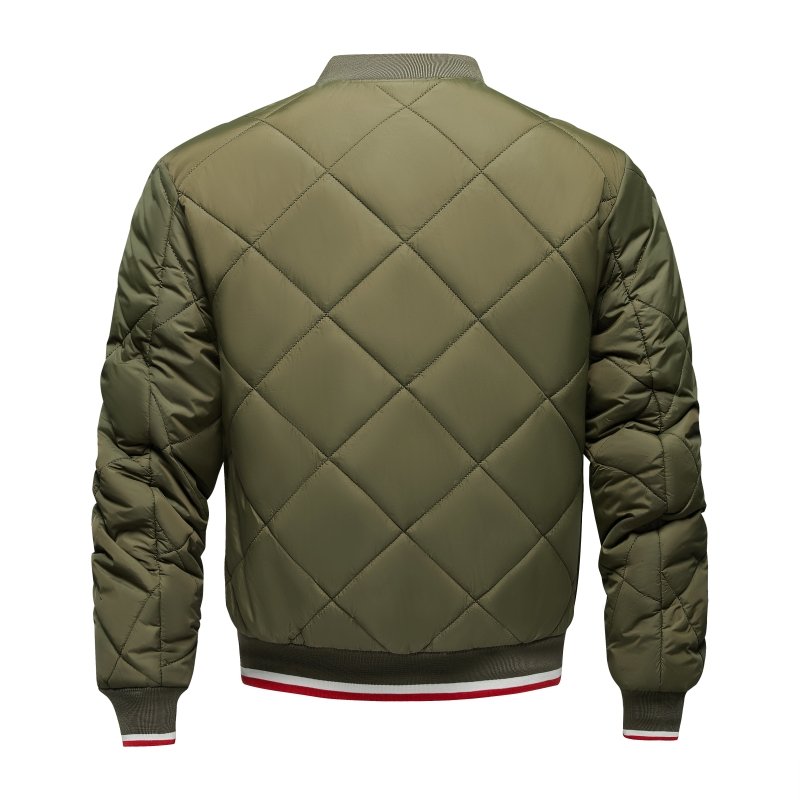 Paul | Men's Diamond Quilted Bomber Jacket
