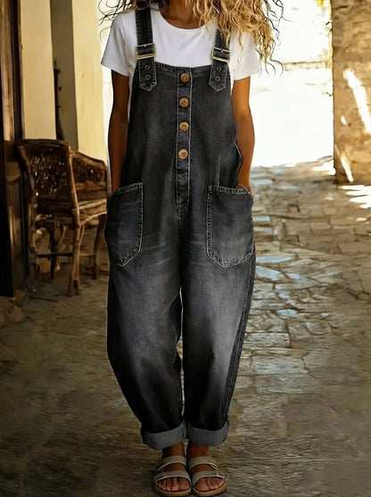 Rocio | Adjustable Buckle Denim Overall