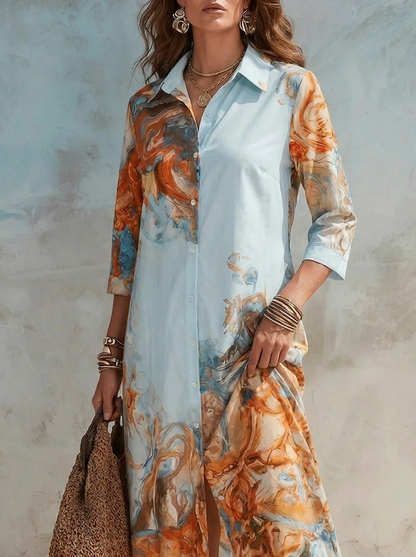 Gloria | Paisley Print Maxi Dress