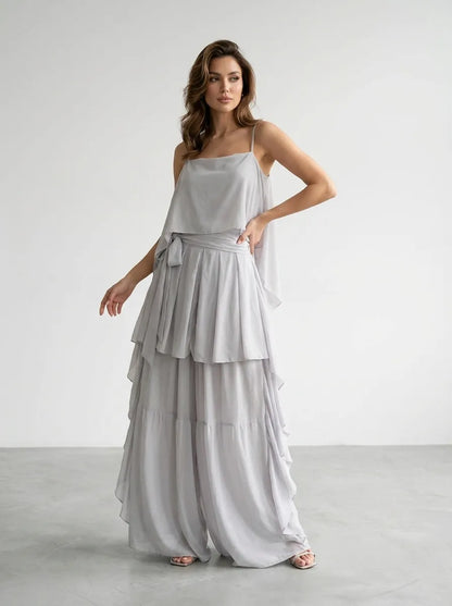 Ivah | Off Shoulder Flowy Two Piece Set