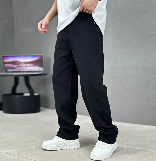 Fergus | Relaxed Fit Straight Leg Jeans Full Length