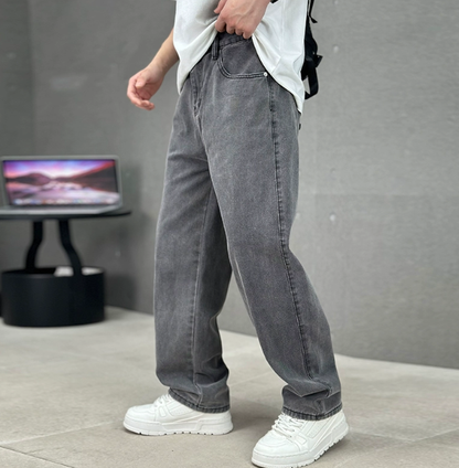 Fergus | Relaxed Fit Straight Leg Jeans Full Length