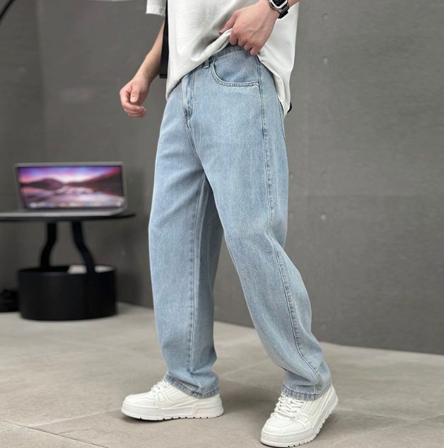 Fergus | Relaxed Fit Straight Leg Jeans Full Length