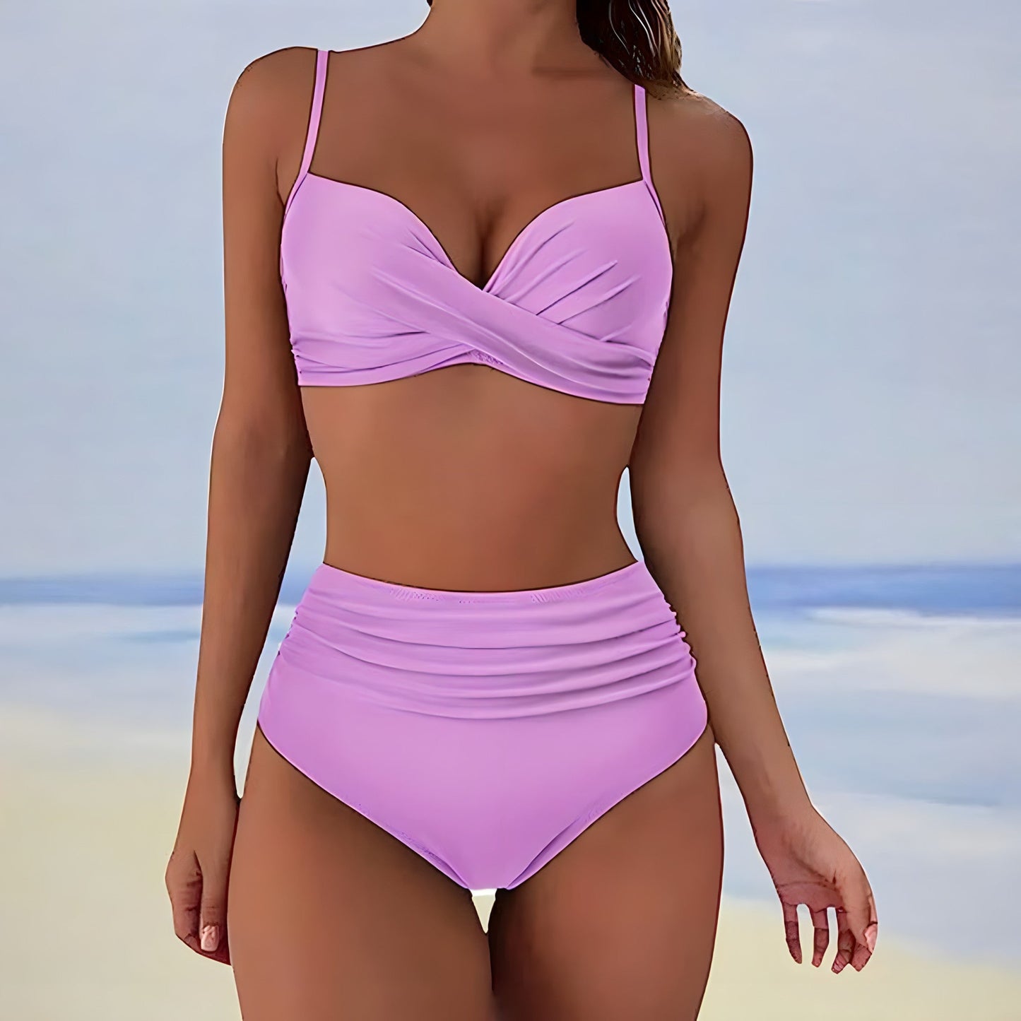 Aveline | Women's High Waist Bikini Set