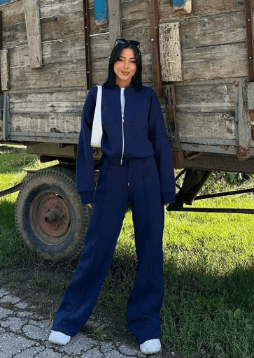 Elodie | Luxe Zip Lounge Set Women