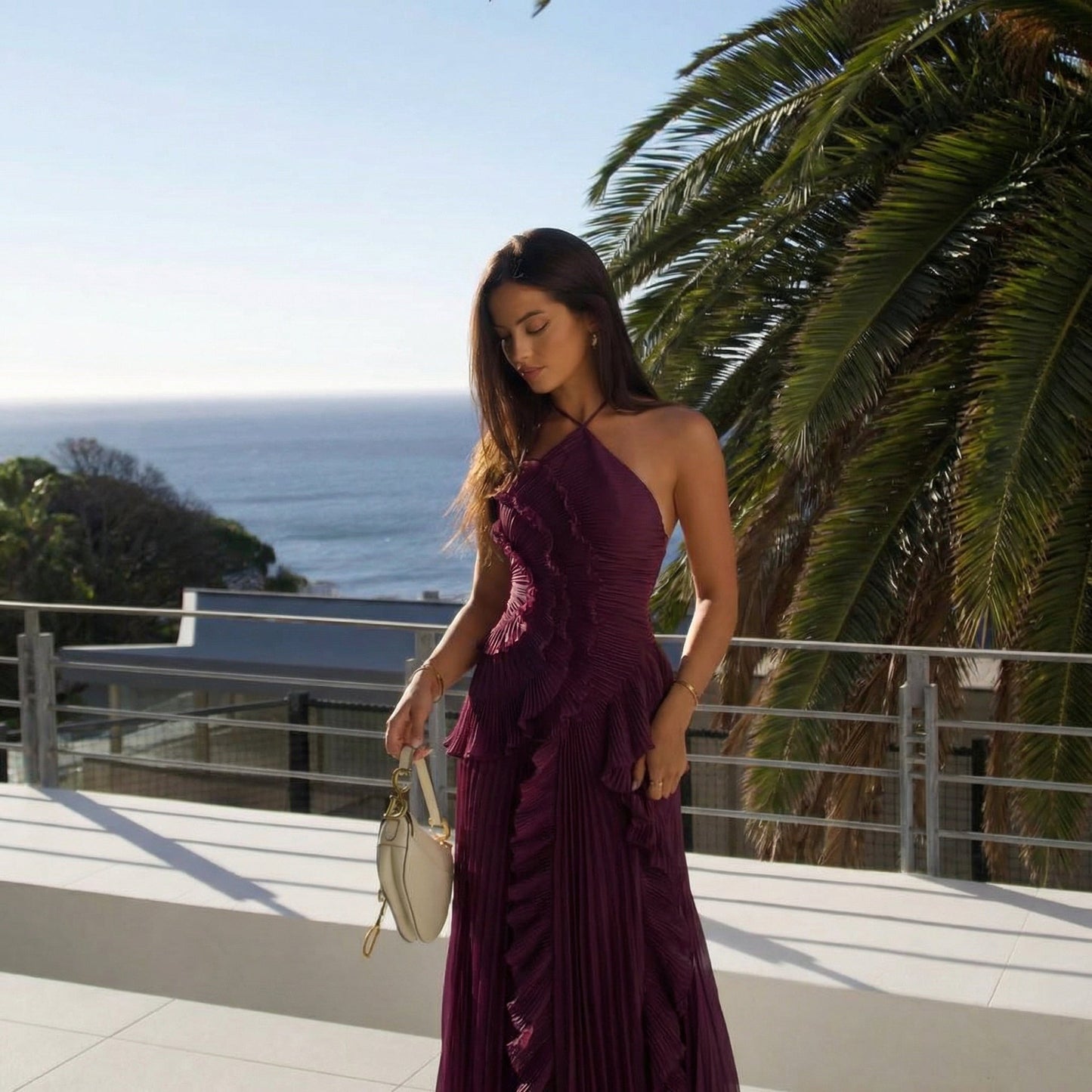 Emma | Women's Tiered Ruffle Maxi Dress