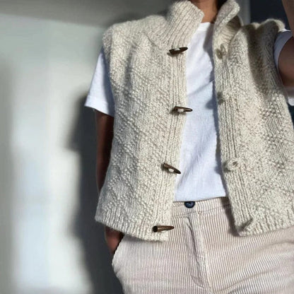 Classic Layering Sleeveless Knit Vest