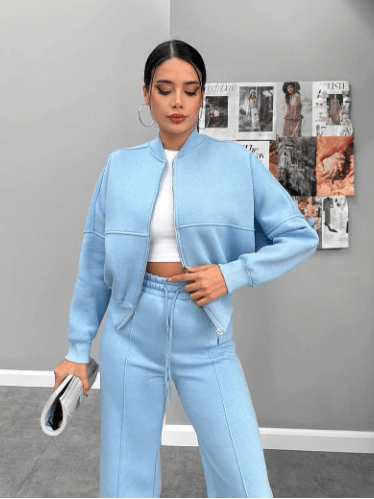 Elodie | Luxe Zip Lounge Set Women