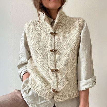 Classic Layering Sleeveless Knit Vest