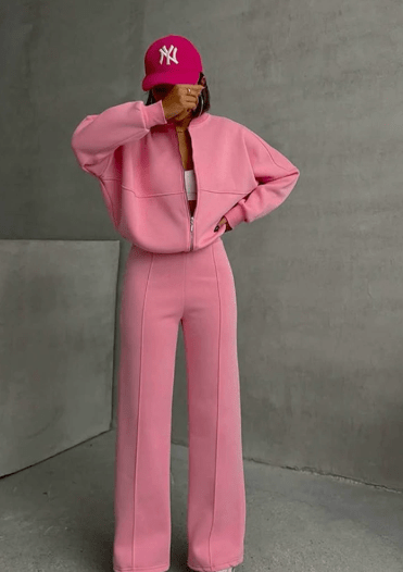Elodie | Luxe Zip Lounge Set Women