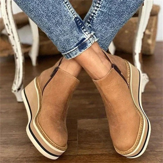 Women's Chic Low-Heel Winter Ankle Boots
