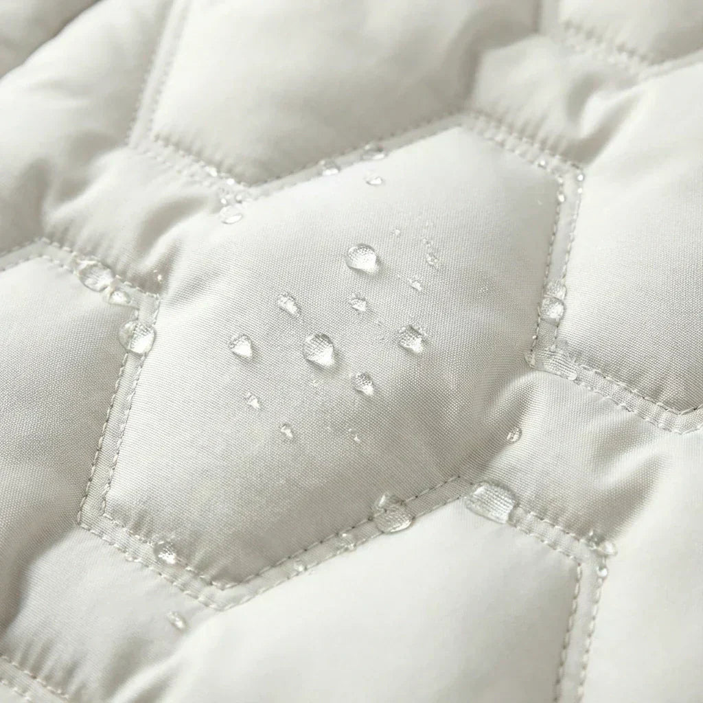 Salome | Waterproof Hooded Puffer Long Coat