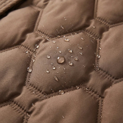 Salome | Waterproof Hooded Puffer Long Coat