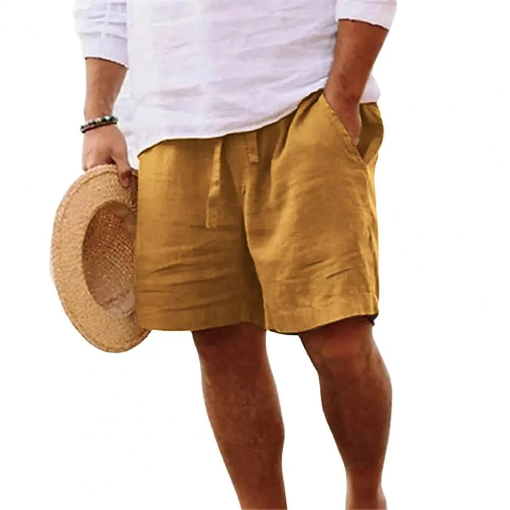 Zach | Men's Casual Linen Shorts