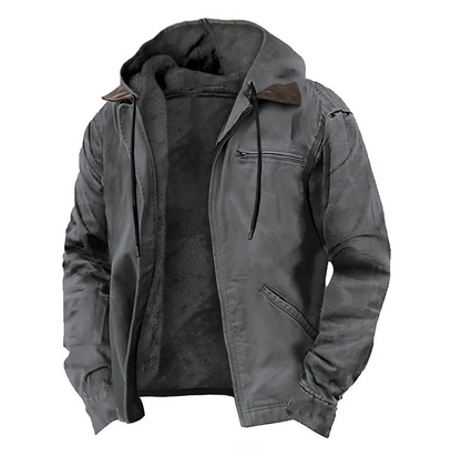 Morgan | Men's Hooded Zip-Up Jacket
