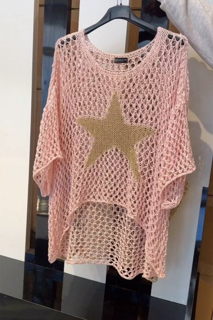 Alice | Women's Crochet Knit Top